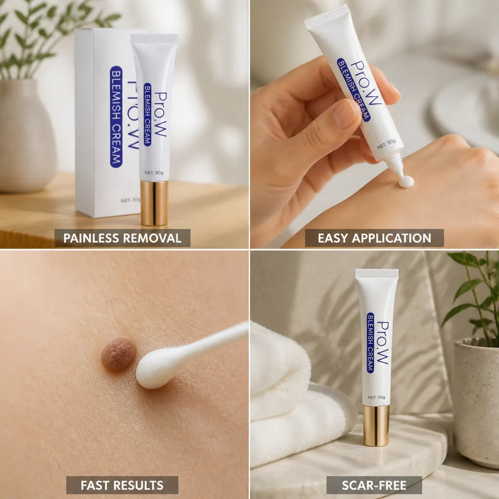 Blemish Cream Mole & Wart Remover Painless Scar-Free