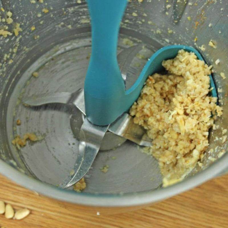 Blender Scraper Spatula Rotating Dishwasher-Safe Heat-Resistant