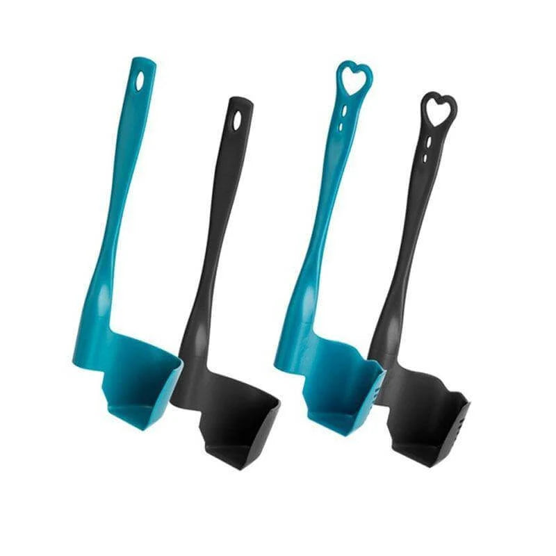 Blender Scraper Spatula Rotating Dishwasher-Safe Heat-Resistant