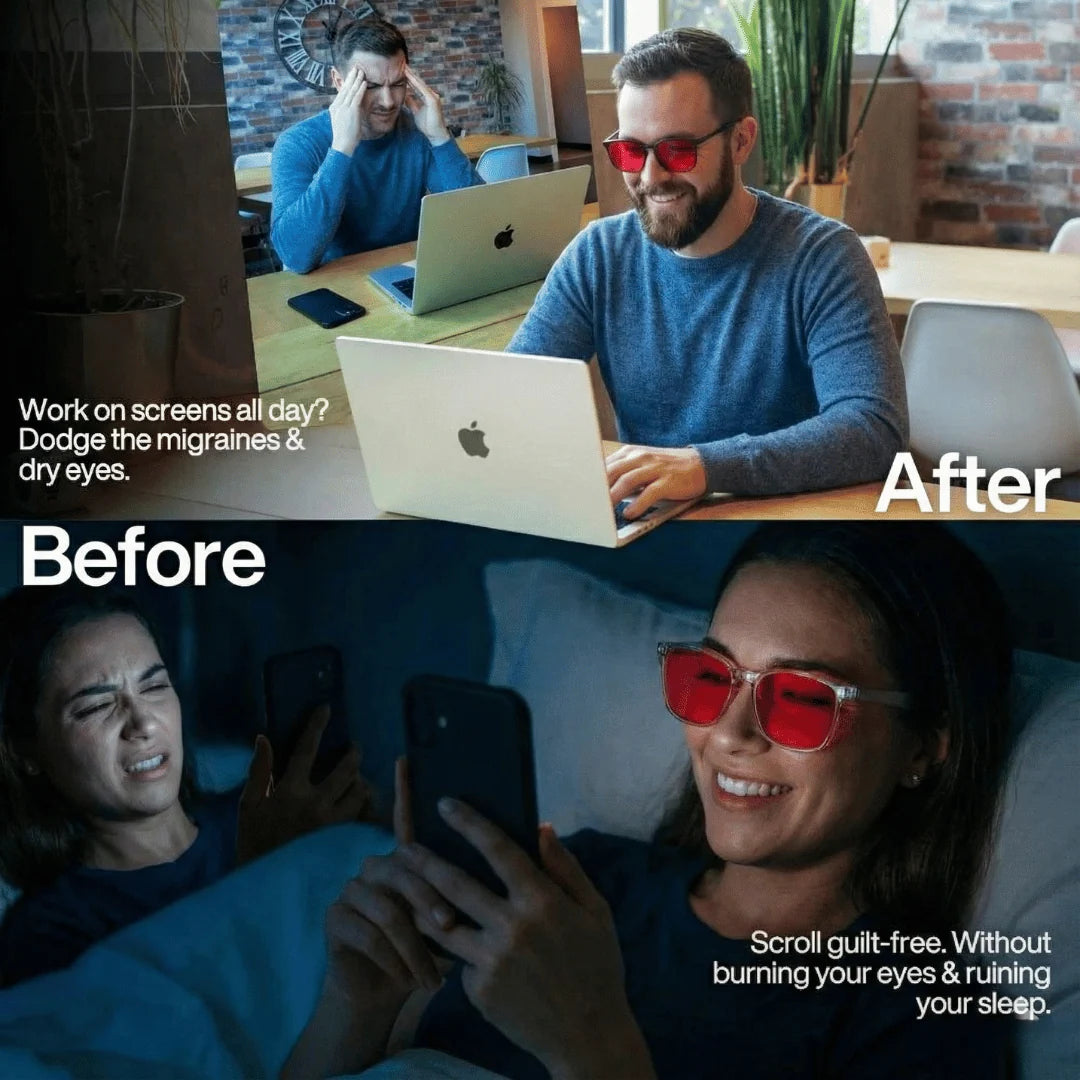 Blue Light Glasses Lightweight Ergonomic Frame