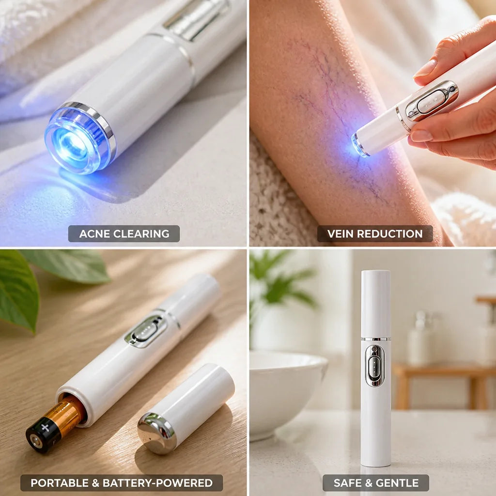 Blue Light Therapy Pen Portable 415nm Acne Treatment