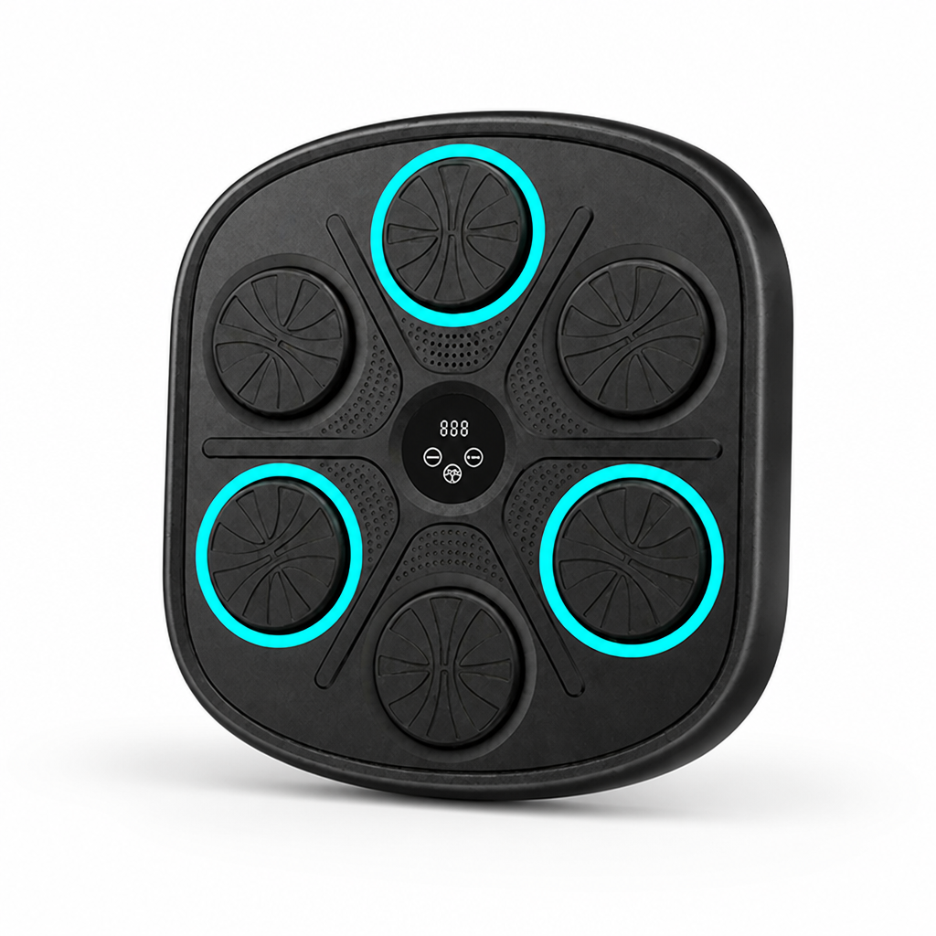 Bluetooth Music-Synced LED Boxing Trainer (Includes Gloves)