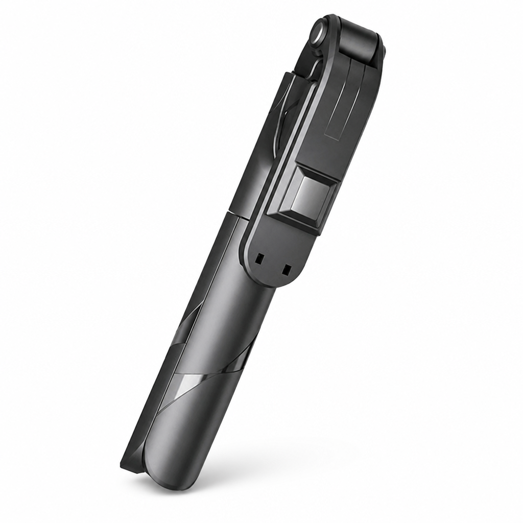 Bluetooth Remote & LED Fill Light Selfie Stick Tripod (Foldable)