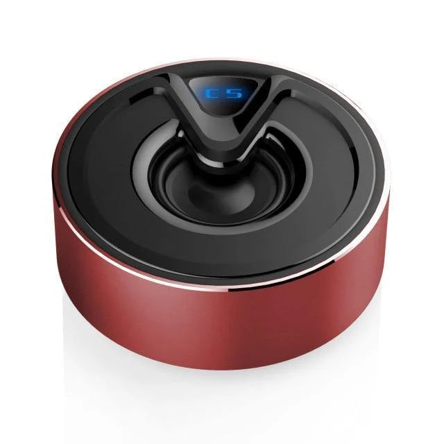 Bluetooth Speaker Compact Metal TF Card & AUX Playback