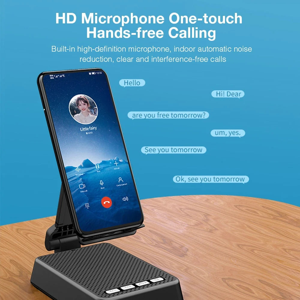 Bluetooth Speaker Phone Holder Foldable Dashboard & Windshield Mount