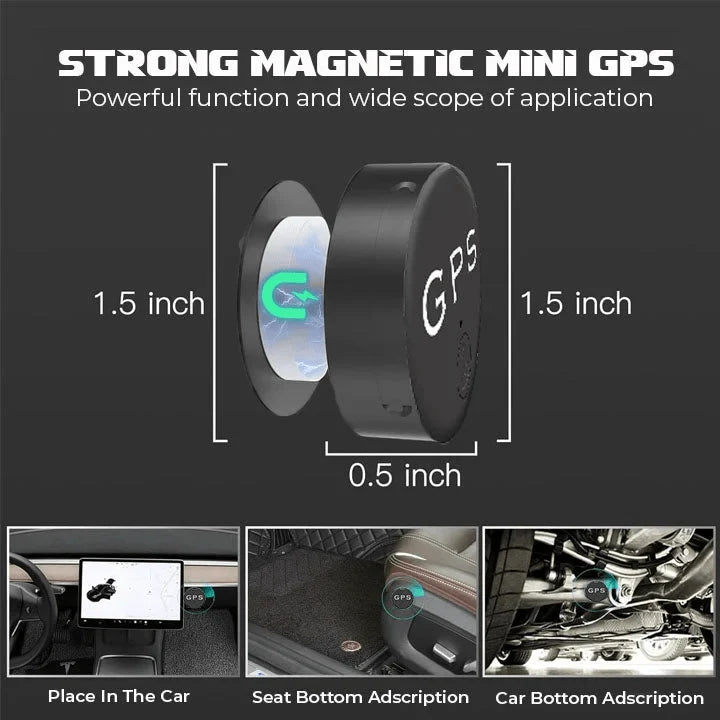 Bluetooth Tracker Magnetic Attachment Real-Time Alerts
