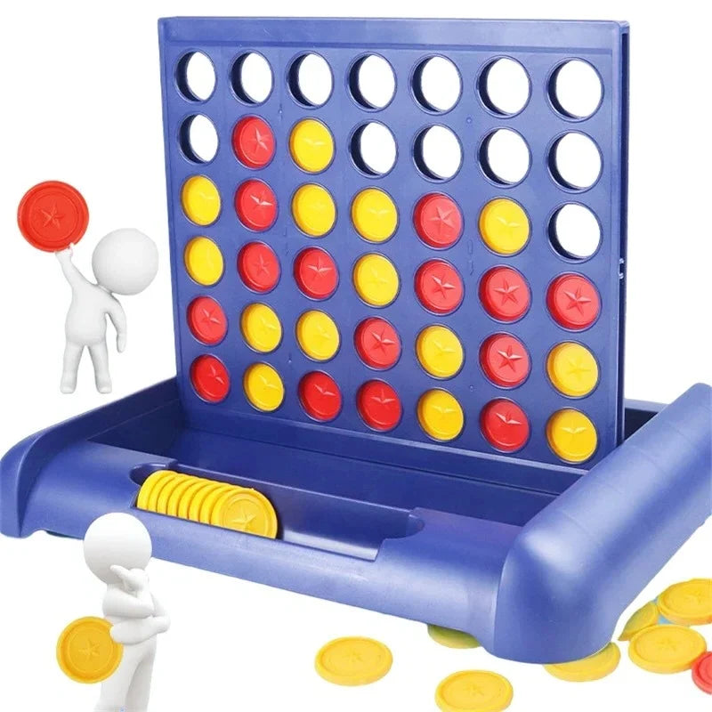 Board Game Four-in-a-Row Foldable & Portable