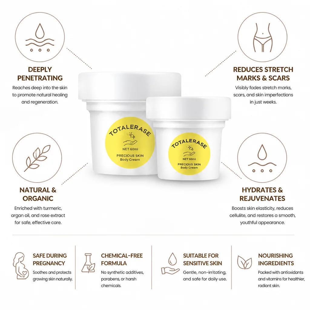 Body Mousse Reduces Stretch Marks Turmeric & Argan Oil