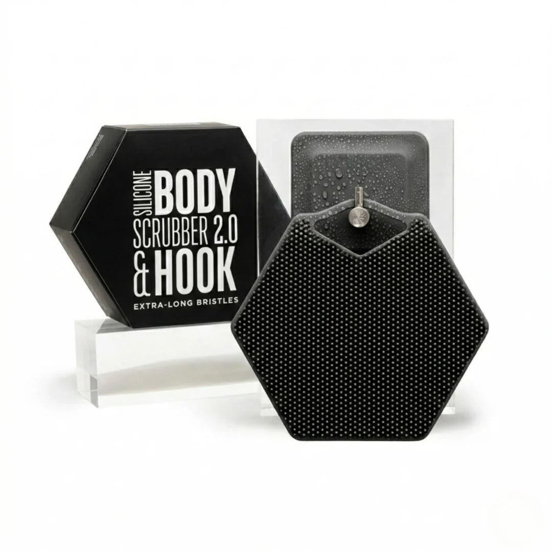 Body Scrubber Set Silicone 4-Piece Full-Body Care