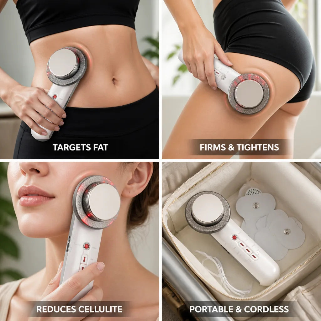 Body Slimmer 3-In-1 EMS Ultrasound & Infrared Rechargeable