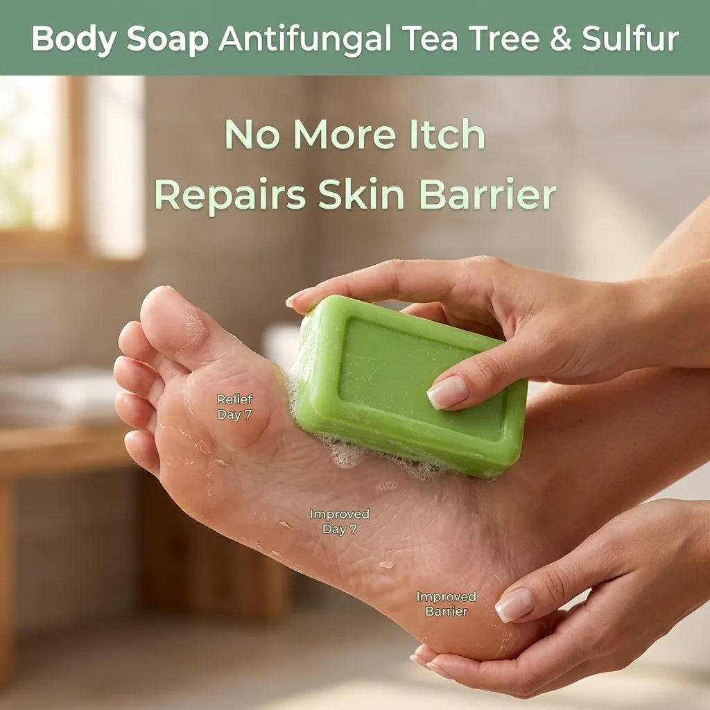 Body Soap Antifungal Tea Tree & Sulfur