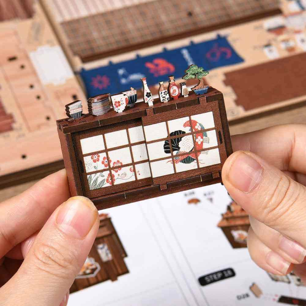 Book Nook Kit Japanese Pub Touch-Switch LED Lighting