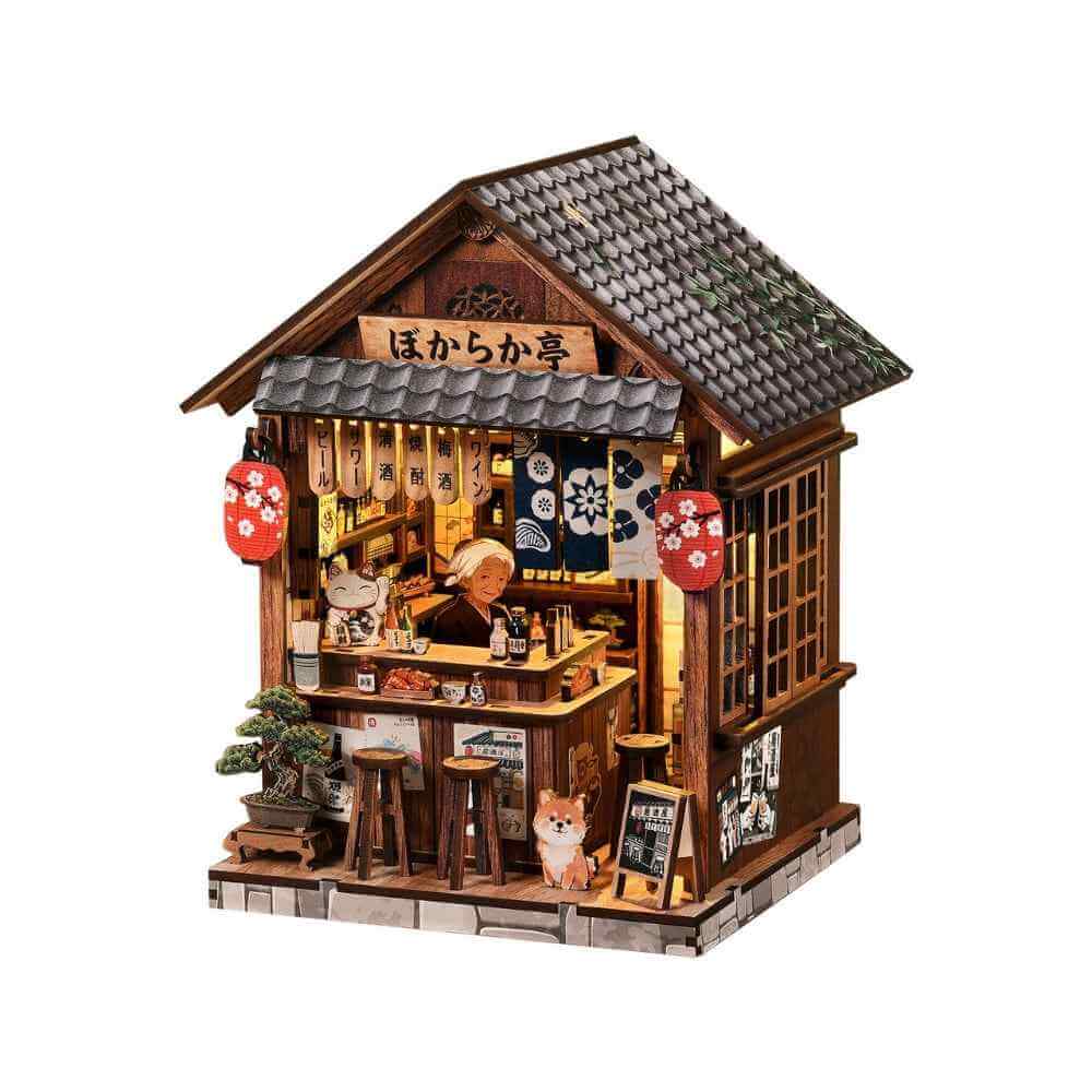 Book Nook Kit Japanese Pub Touch-Switch LED Lighting