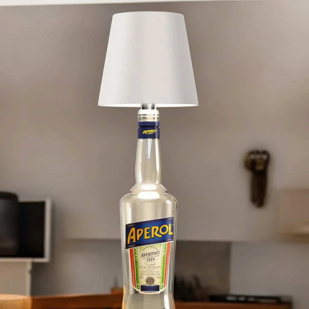 Bottle Lamp Cordless Touch Dimmer & USB Charging