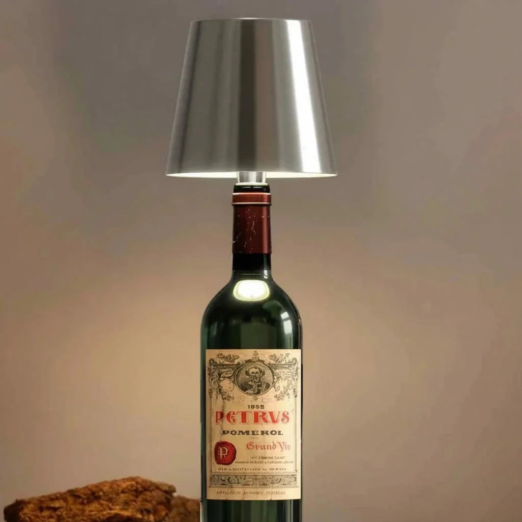 Bottle Lamp Cordless Touch Dimmer & USB Charging