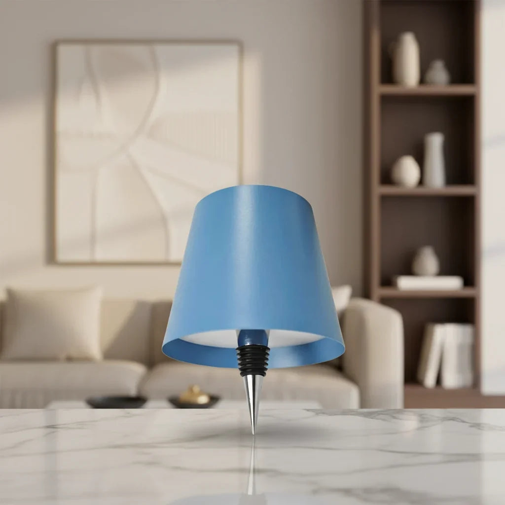 Bottle Table Lamp Compact Warm LED USB & Battery