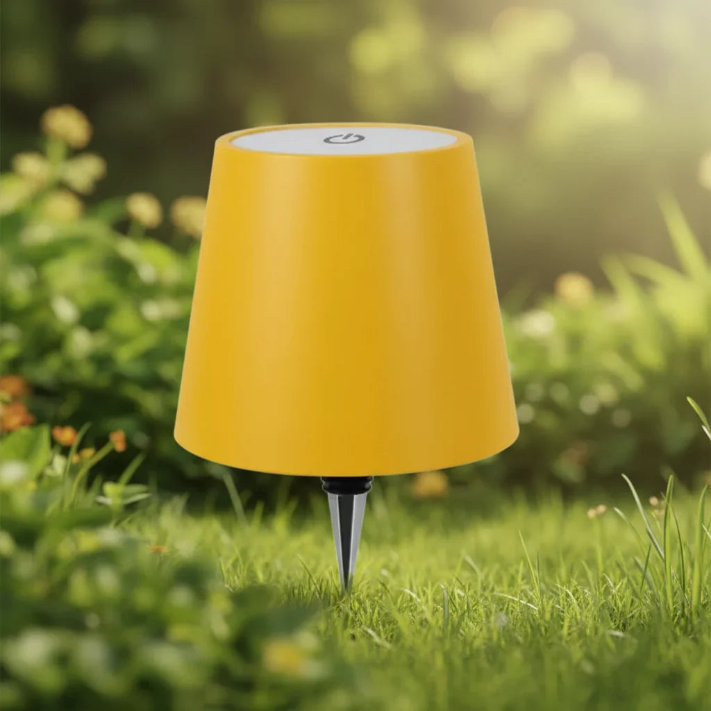 Bottle Table Lamp Compact Warm LED USB & Battery