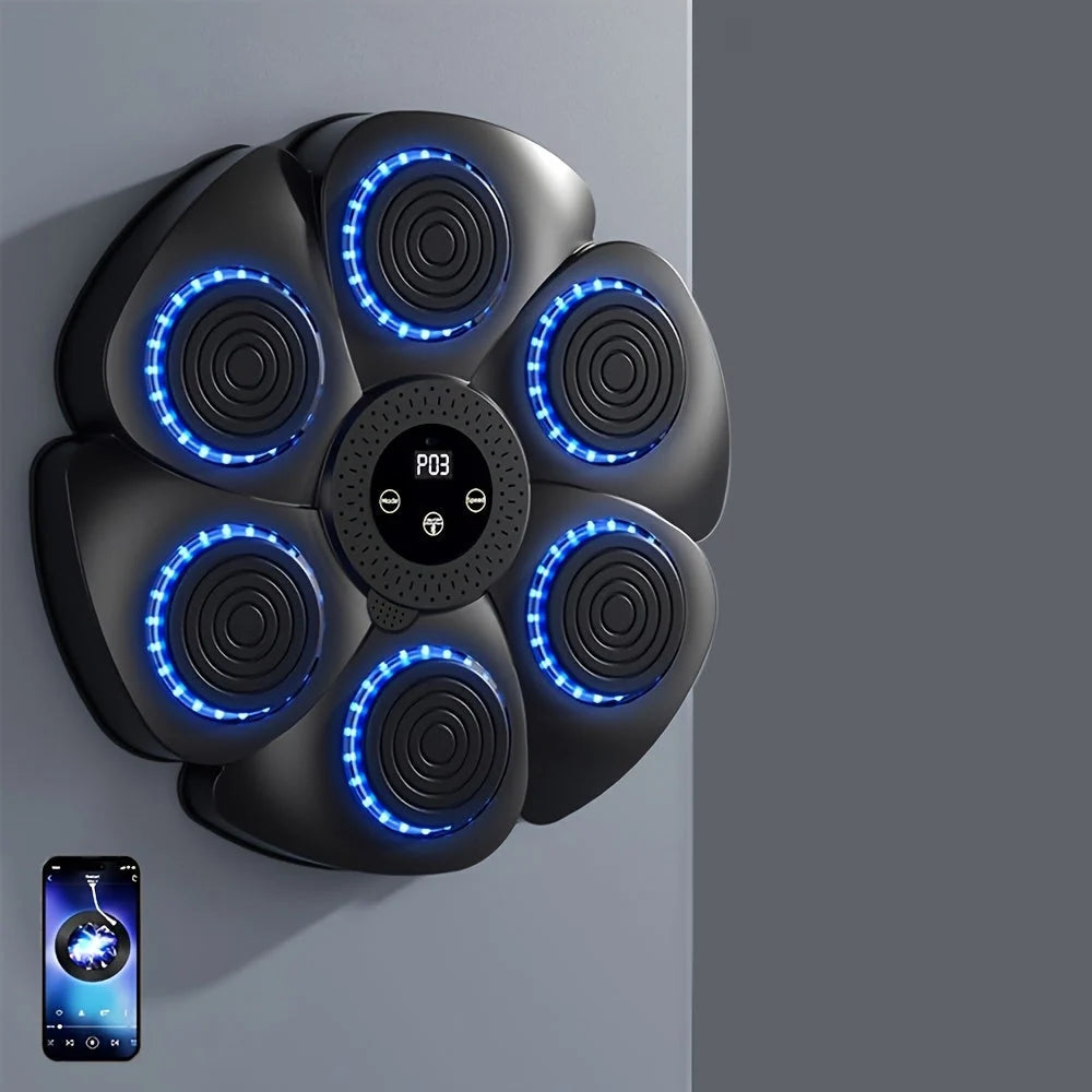 Boxing Target Wall-Mounted LED Scoring Wireless & Rechargeable