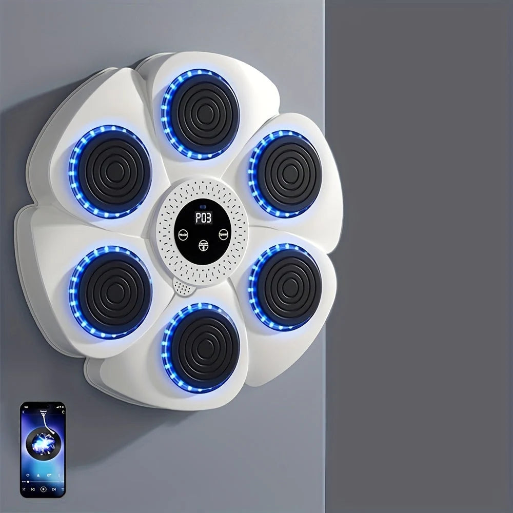 Boxing Target Wall-Mounted LED Scoring Wireless & Rechargeable