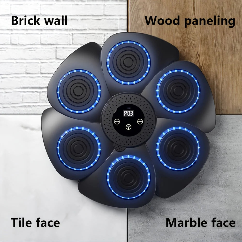 Boxing Target Wall-Mounted LED Scoring Wireless & Rechargeable