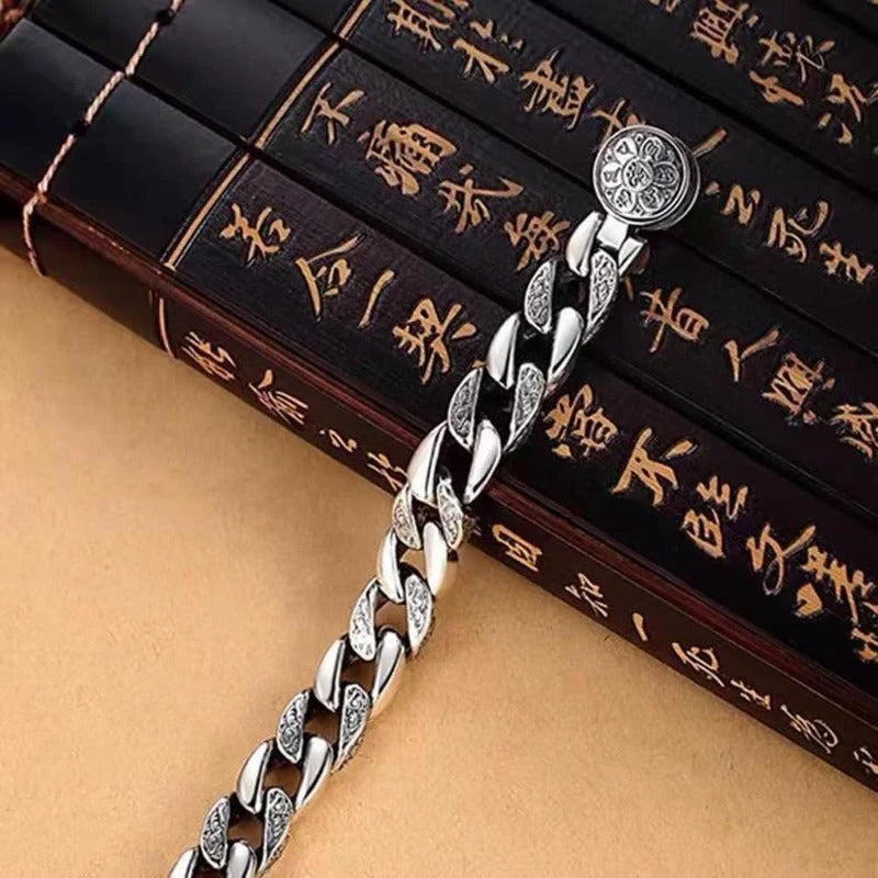Bracelet 316L Stainless Steel Sanskrit Engraving