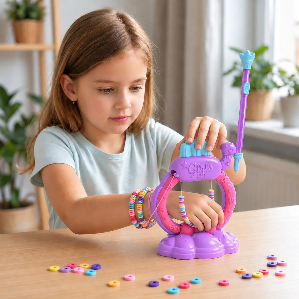 Bracelet Making Kit Kids Craft Machine for Organized Design