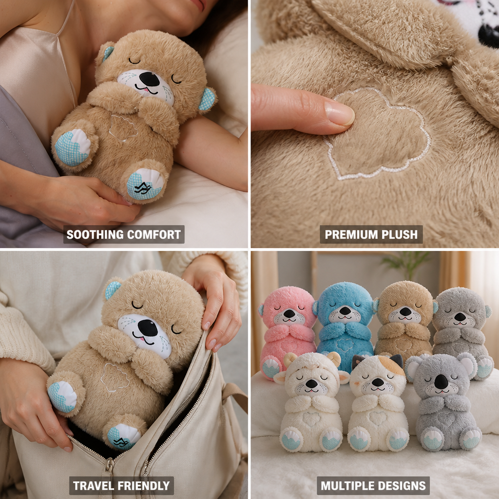 Breathing Motion & Heartbeat Plush Toy