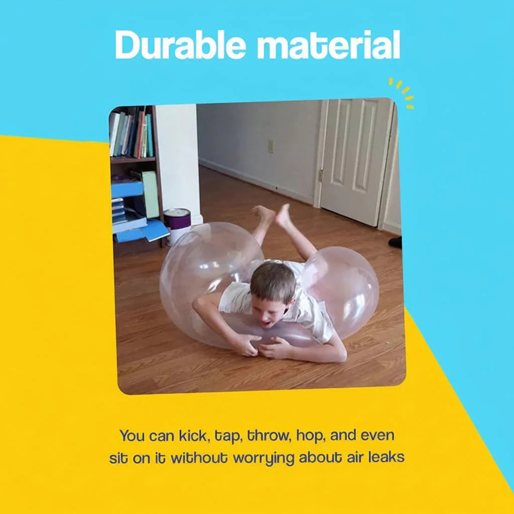 Bubble Ball Oversized Soft TPR Quick Inflation