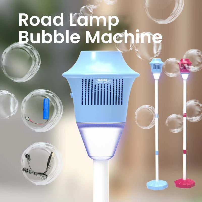 Bubble Machine Rechargeable Adjustable Height Hands-Free