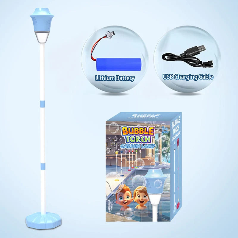 Bubble Machine Rechargeable Adjustable Height Hands-Free