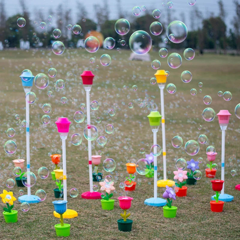 Bubble Machine Rechargeable Adjustable Height Hands-Free