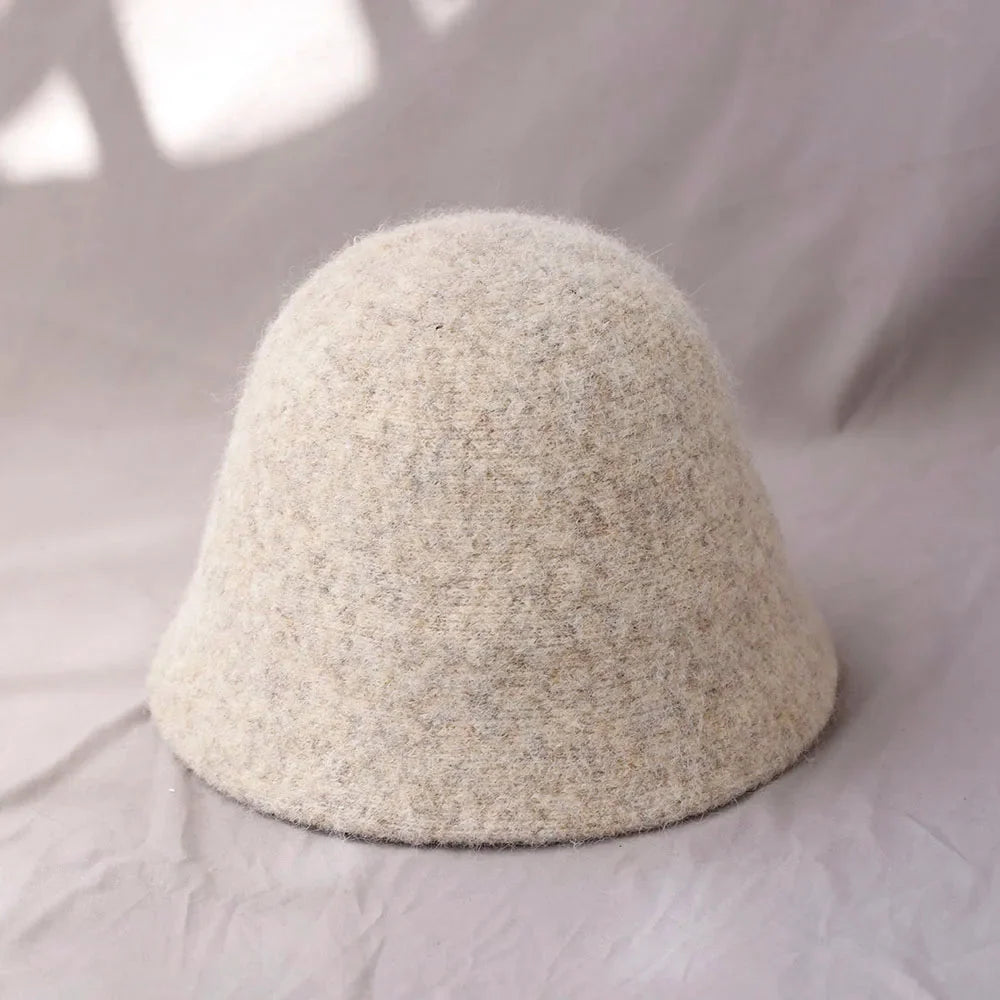 Bucket Hat Wool Foldable Warm Lightweight Comfortably Fits All Sizes