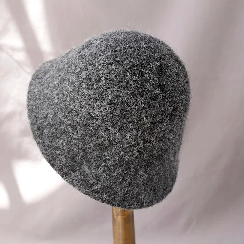 Bucket Hat Wool Foldable Warm Lightweight Comfortably Fits All Sizes
