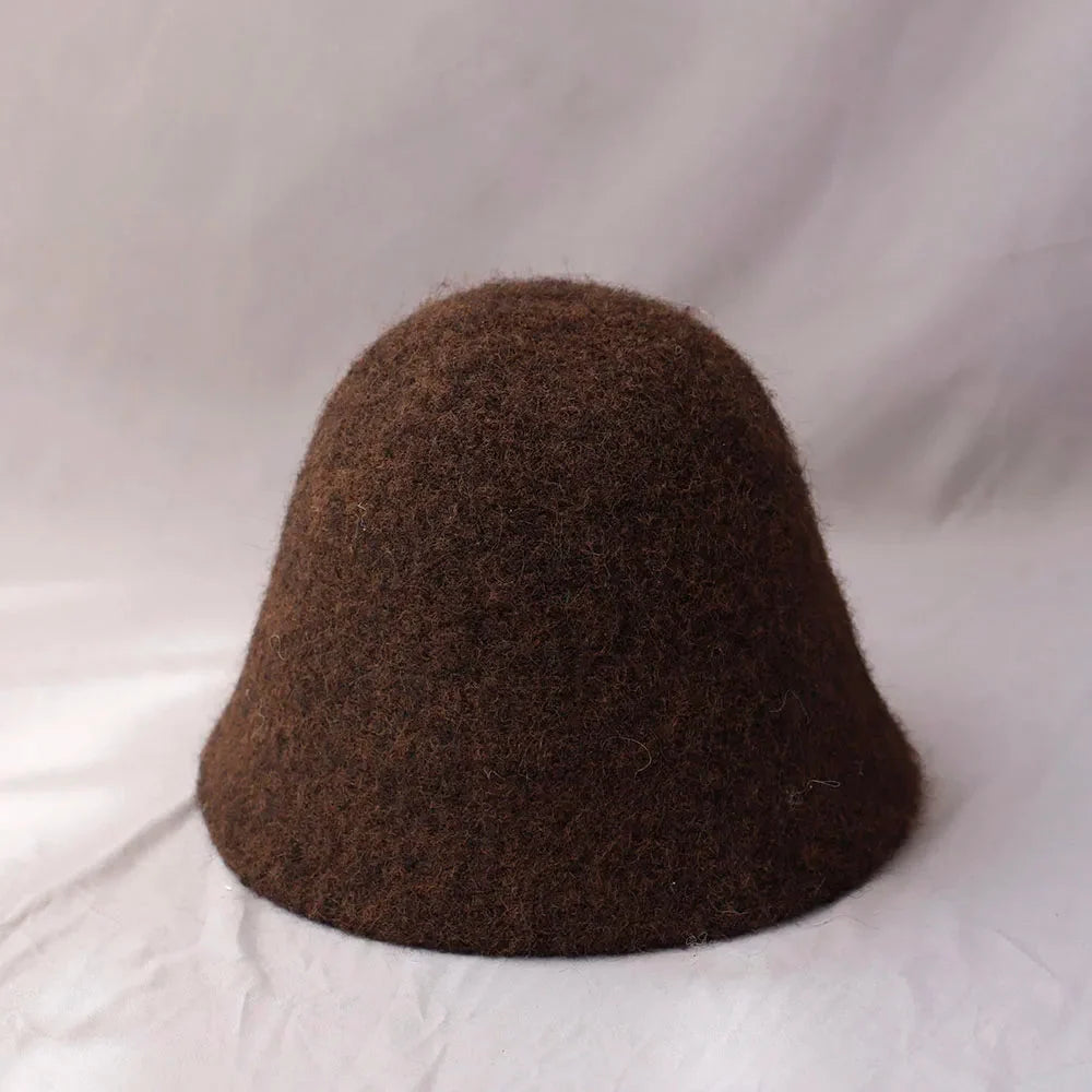 Bucket Hat Wool Foldable Warm Lightweight Comfortably Fits All Sizes