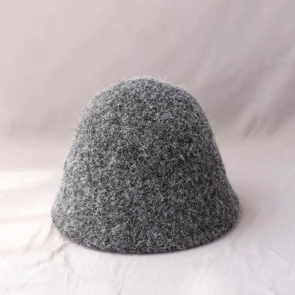 Bucket Hat Wool Foldable Warm Lightweight Comfortably Fits All Sizes