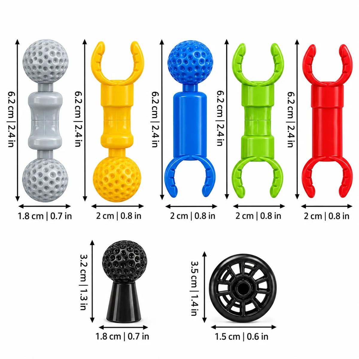 Building Block Set Large Interlocking Pieces Open-Ended Play