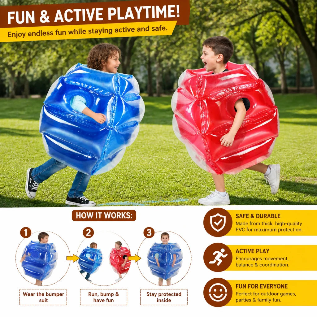 Bumper Ball Suit Inflatable Straps & Handles