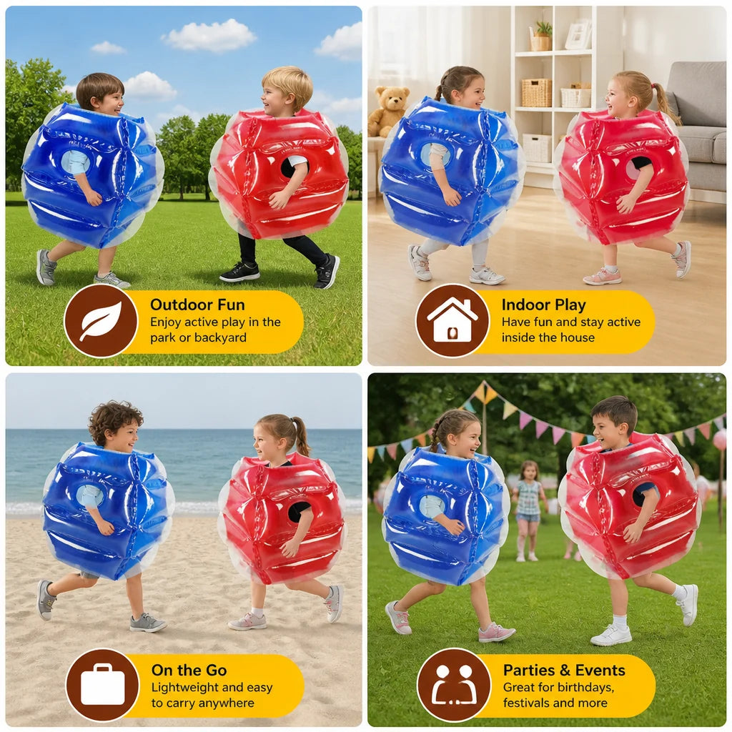 Bumper Ball Suit Inflatable Straps & Handles
