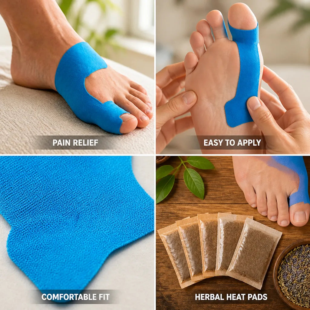 Bunion Tape Toe Alignment & Cushioning 10-Piece Set