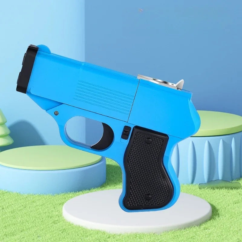 Butane Lighter Wind-Resistant Turbo Jet Flame Pistol-Inspired Design