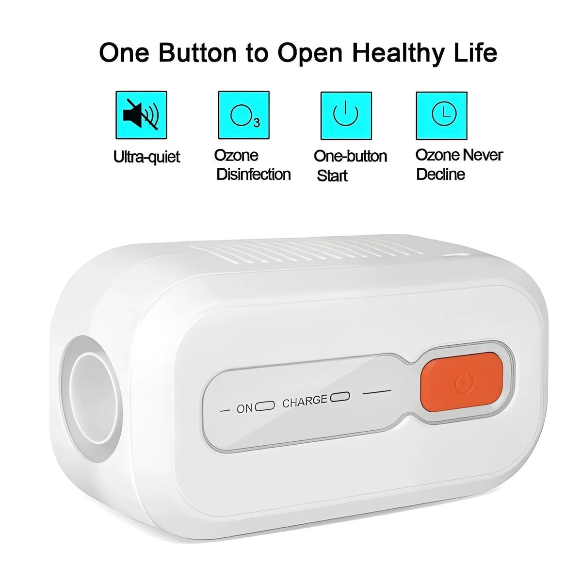 CPAP Cleaner Ozone Sanitization 30-Minute Cycle USB Rechargeable