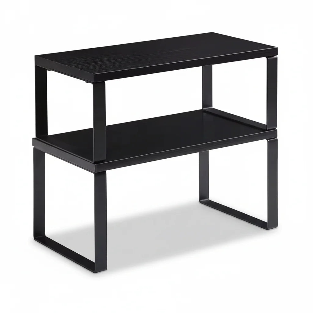 Cabinet Shelf Riser Metal Stackable Space-Saving