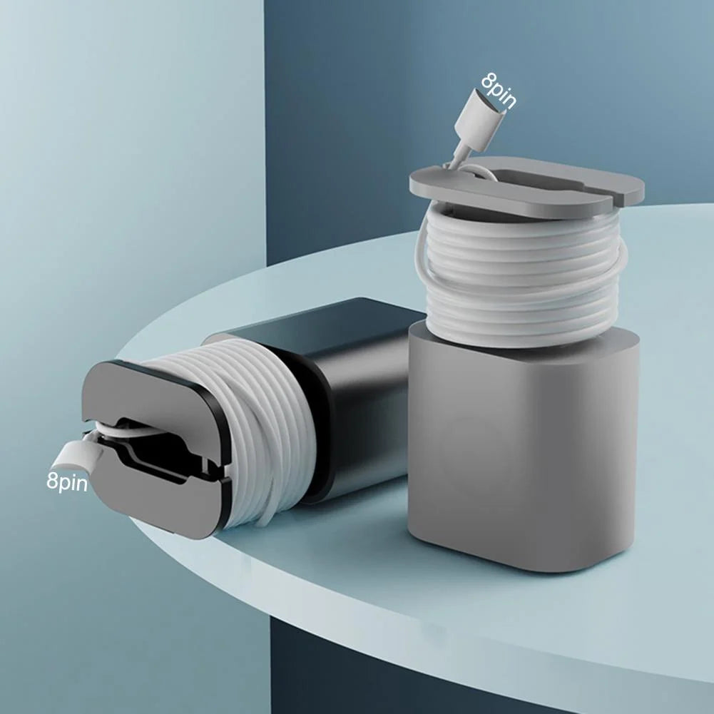 Cable Organizer & Adapter Protector Silicone Tangle-Free
