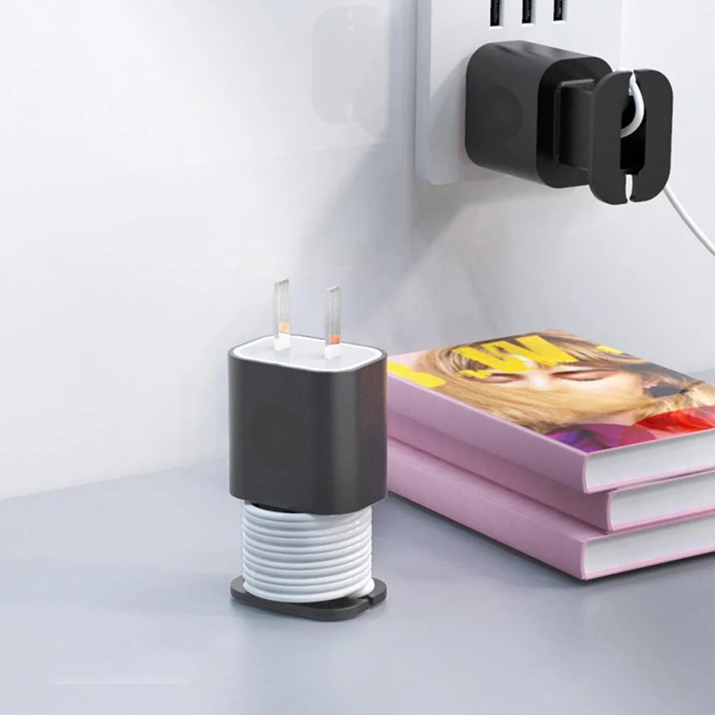 Cable Organizer & Adapter Protector Silicone Tangle-Free