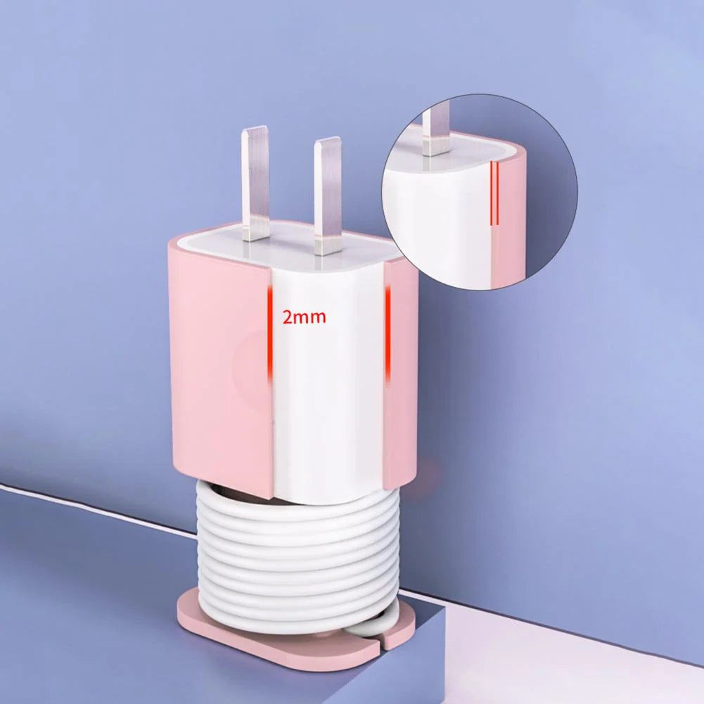 Cable Organizer & Adapter Protector Silicone Tangle-Free