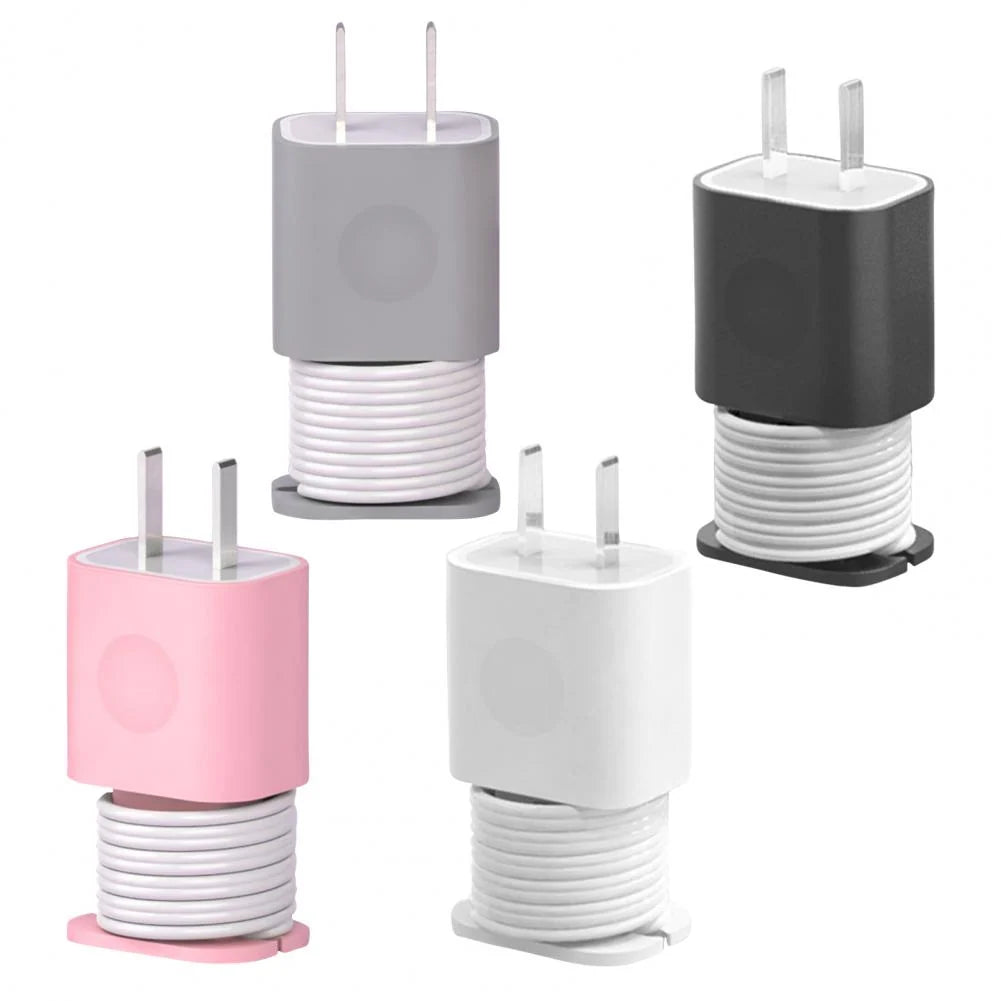 Cable Organizer & Adapter Protector Silicone Tangle-Free