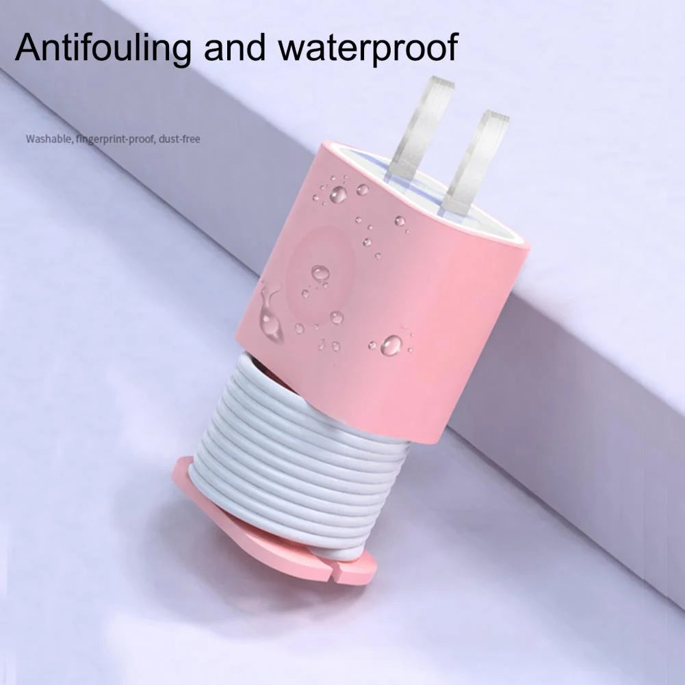 Cable Organizer & Adapter Protector Silicone Tangle-Free