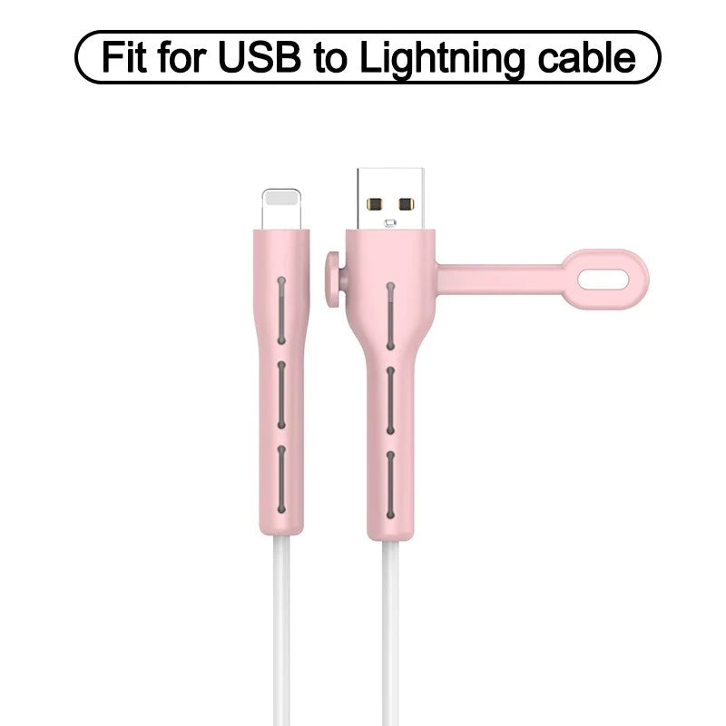 Cable Organizer Clip Soft Silicone Tangle-Free Cord Storage