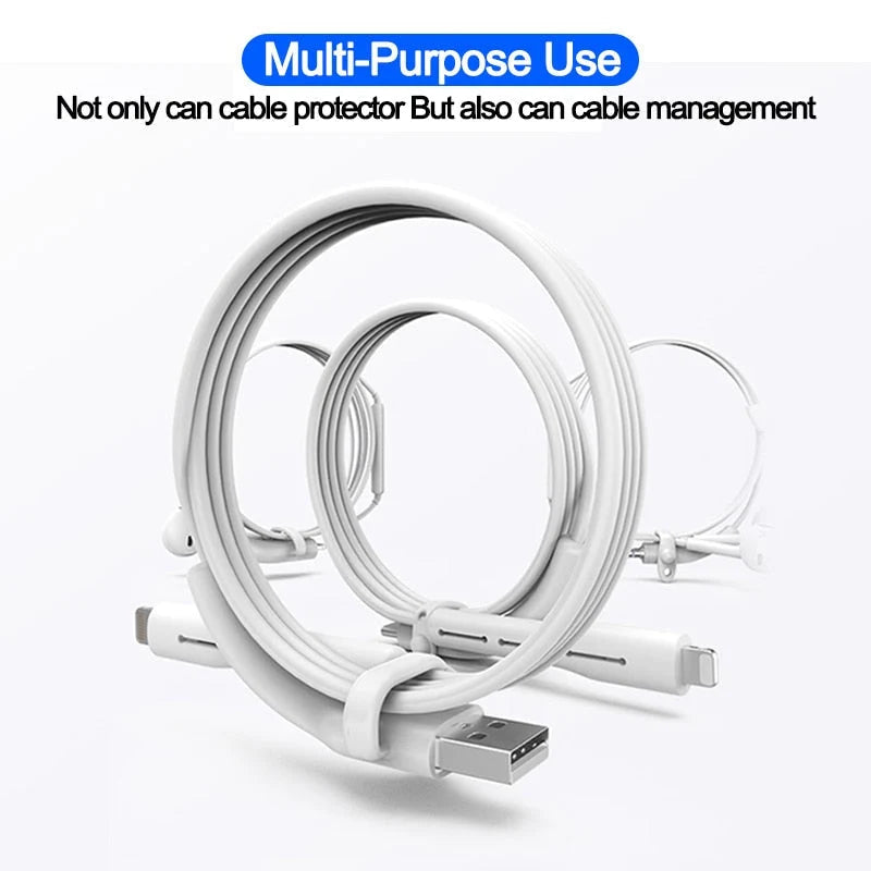 Cable Organizer Clip Soft Silicone Tangle-Free Cord Storage