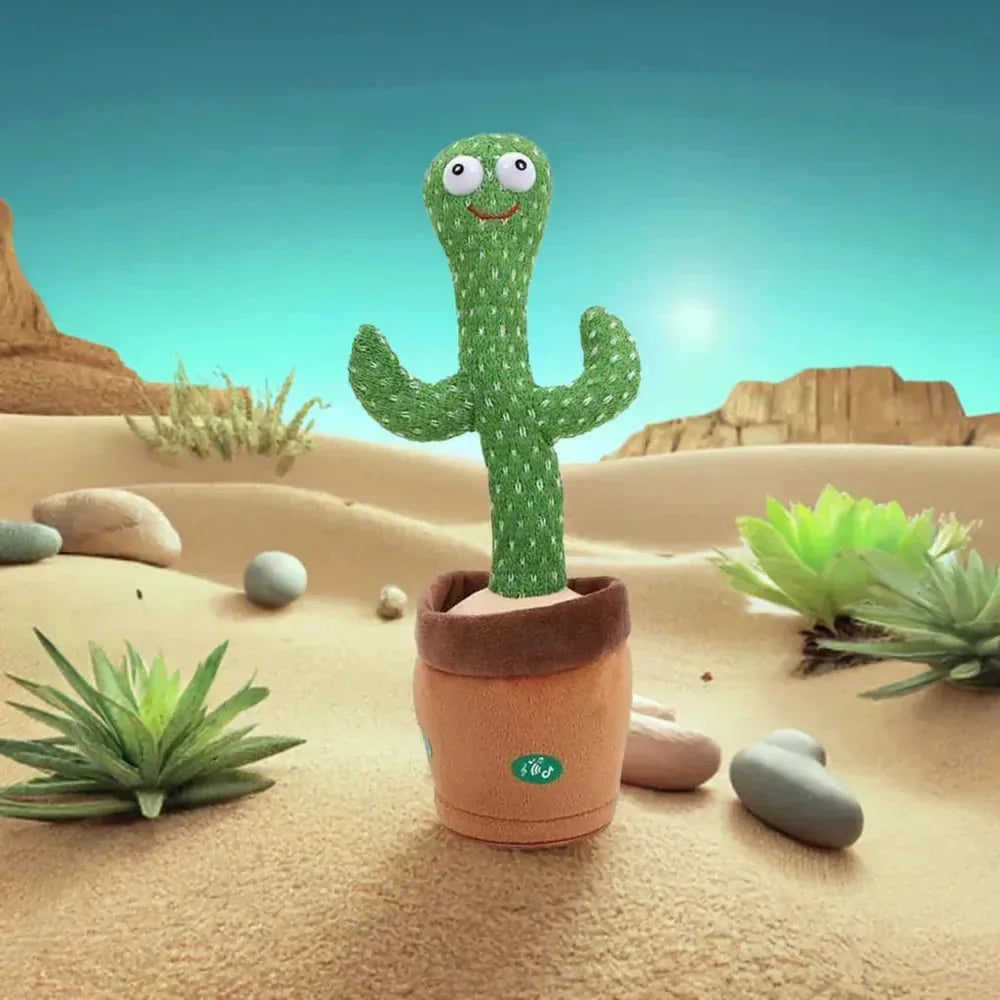 Cactus Toy Dancing Talking USB Rechargeable